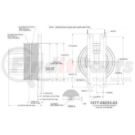 1077-09255-02X by KIT MASTERS - Kysor-Style Hub - Remanufactured