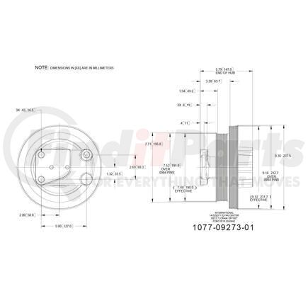 1077-09273-01X by KIT MASTERS - Kysor-Style Hub - Remanufactured