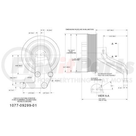 1077-09299-01X by KIT MASTERS - Kysor-Style Hub - Remanufactured