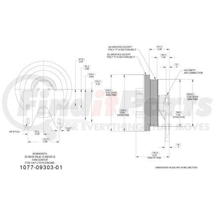 1077-09303-01X by KIT MASTERS - Kysor-Style Hub - Remanufactured