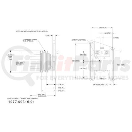 1077-09315-01X by KIT MASTERS - Kysor-Style Hub - Remanufactured