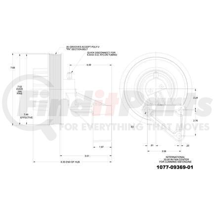 1077-09369-01X by KIT MASTERS - Kysor-Style Hub - Remanufactured