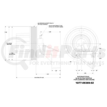 1077-09369-02X by KIT MASTERS - Kysor-Style Hub - Remanufactured