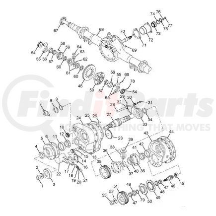 594904C91 by NAVISTAR - Differential Carrier Assembly - For Navistar International