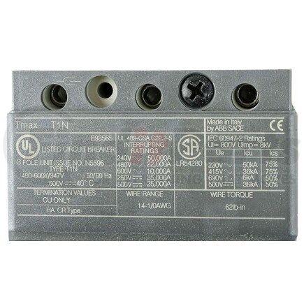 55-78692 by CMI ROADBUILDING - BREAKER 40 AMP T-MAX ABB #T