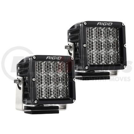 322713 by RIGID - RIGID D-XL PRO LED Light, Driving Diffused, Surface Mount, Black Housing, Pair