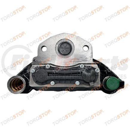 CAB005L by TORQSTOP - Air Brake Disc Brake Caliper Assembly -  w/o Carrier, Includes Guide Pin Kit, Driver Side