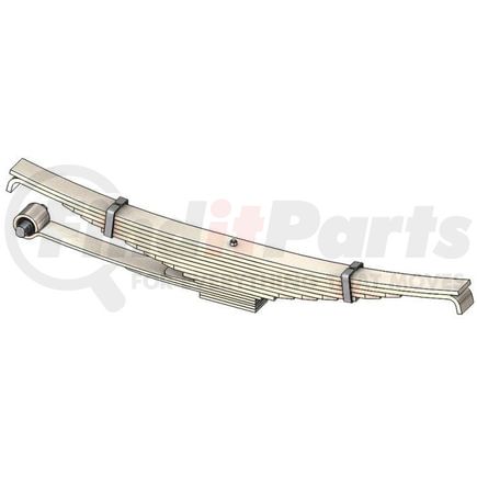 54-323-ME by POWER10 PARTS - Leaf Spring - with Radius Rod, 10 Leaves, Standard, 10500 lb. Load Rate