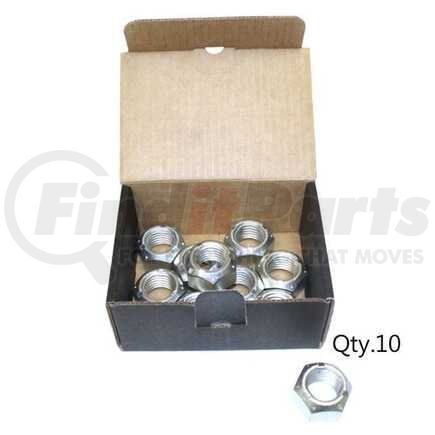 SLN-118C by POWER10 PARTS - Steel Lock Nut 1-1/8in-7 UNC Grade C (qty: 10)