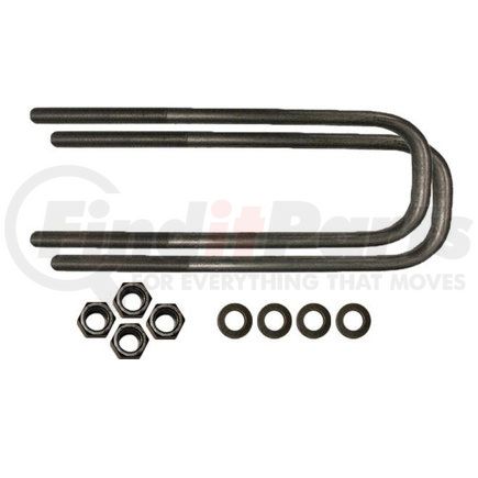 SFL-43 by POWER10 PARTS - U-Bolt Kit 7/8in-14 D x 5-1/4in W x 15-3/8in L - Special Freightliner Square
