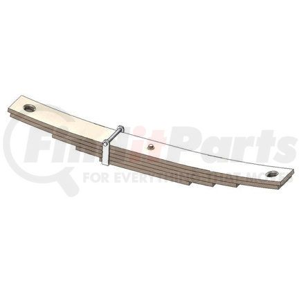 TRA-3222-CA by POWER10 PARTS - Trailer Leaf Spring 5in Wide x 5/Leaf