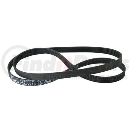 23522216 by DETRO MANUFACTURING - Serpentine Belt - Heavy Duty, for Detroit Diesel