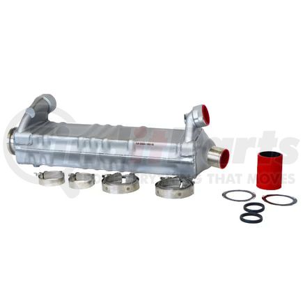 EGR-00VM-01 by ROADWARRIOR - Direct Fit Replacement EGR Cooler for Mack / Volvo, with Clamps and Gaskets