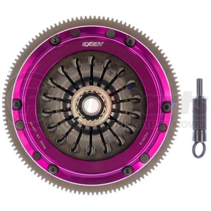 FH01SD1 by EXEDY - Hyper Single Clutch, Sprung Center Disc, Pull Type Cover, Includes Flywheel Bolts, For use w/ Hyper Accessory Kit FJAK100