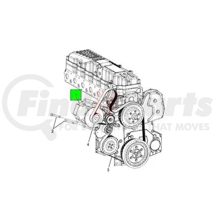 3812992C91 by NAVISTAR - Alternator - 24 Volt, 200 Amps, For Navistar International