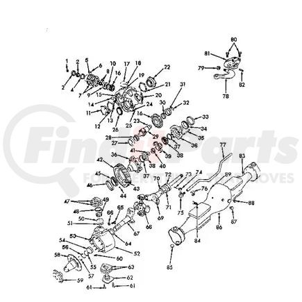 592780C91 by NAVISTAR - Driven Axle Complete Axle Housing And Differential Carrier Assembly