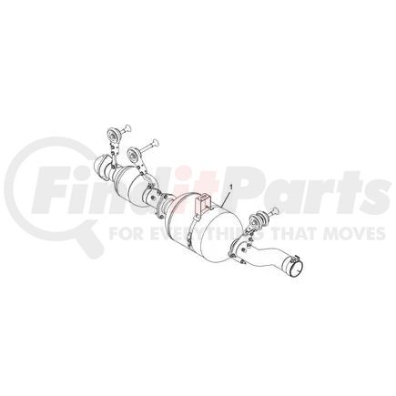 3737142C91 by NAVISTAR - Exhaust After-Treatment Devices Assembly - Med Engine, For Navistar International