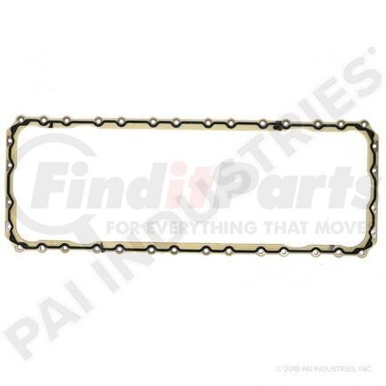 331337 by PAI - Engine Oil Pan Gasket - Rubber with Nylon body, for Caterpillar 3126B/C7 Application