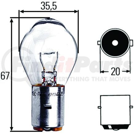 002083251 by HELLA - BULB S11 24V 35W BA2