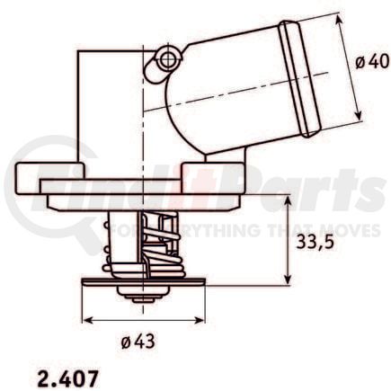 HELLA 2.407.87 HVAC Blower Motor Switch THERMOSTAT INTEGRAL