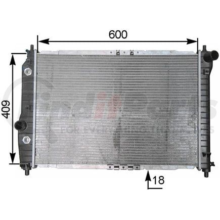 376762671 by HELLA - Radiator