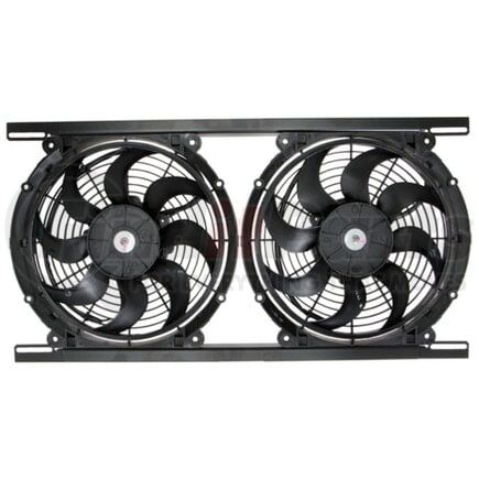 3800 by HAYDEN - Auxiliary Engine Cooling Fan Assembly - Electric Fan Kit, 12 in., Dual