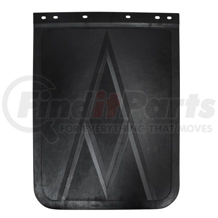 10607B by UNITED PACIFIC - Mud Flap - Bottom, 24 in. x 30 in., Rubber, Heavy Duty