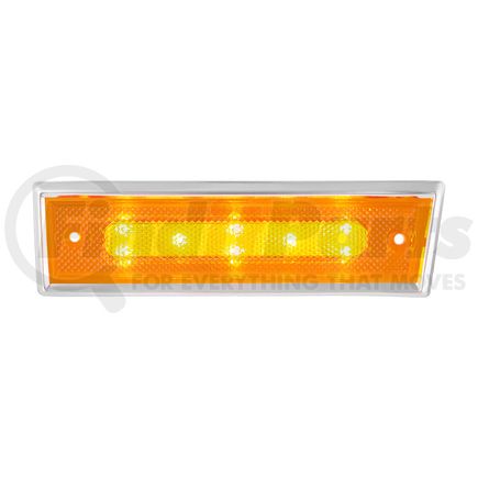 110311 by UNITED PACIFIC - Side Marker Light - Passenger Side, 8 LED, Amber LED/Lens, for 1981-1987 Chevrolet & GMC