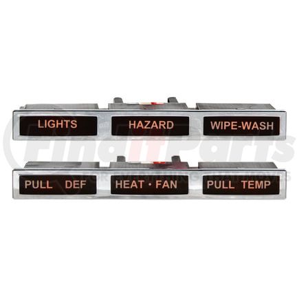 111102 by UNITED PACIFIC - Dashboard Panel - for Lights Control, for 1973 Ford Bronco