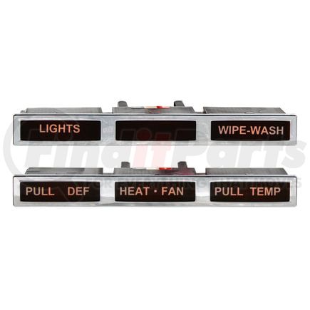 111103 by UNITED PACIFIC - Dashboard Panel - for Lights Control, for 1974-1977 Ford Bronco