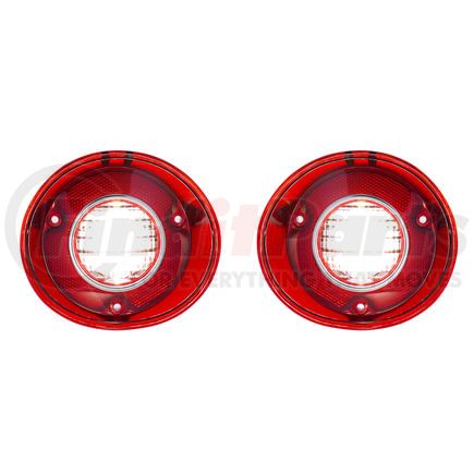 111127 by UNITED PACIFIC - Back Up Light - 34 White LED, with Red Lens, for 1972 Chevrolete Chevelle SS and Malibu