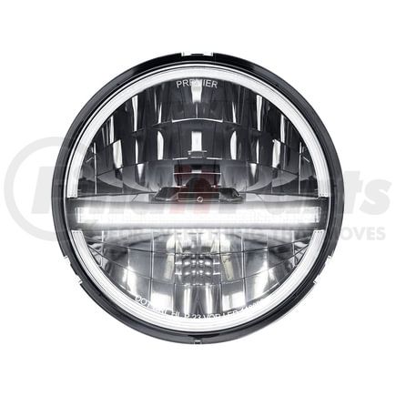 31020 by UNITED PACIFIC - Headlight - Black, 20 High Power LED 5-3/4", DOT/SAE, FMVSS 108