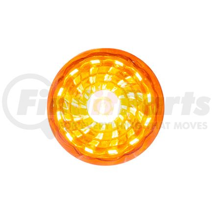 36380 by UNITED PACIFIC - Clearance Light - 1-1/4", Round, SMD Type LED, Amber LED/Lens, Single Function