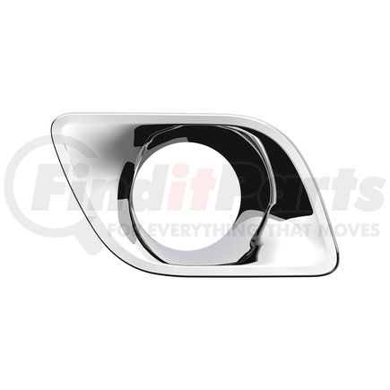 41546 by UNITED PACIFIC - Fog Light Bezel - Passenger Side, Chrome, Plastic, for 2013-2021 Kenworth T680