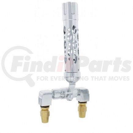 45998 by UNITED PACIFIC - Air Horn Control Valve Lever - Chrome, with Austin Gun Cylinder Grip
