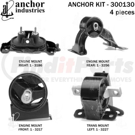 300130 by ANCHOR MOTOR MOUNTS - ENGINE MNT KIT