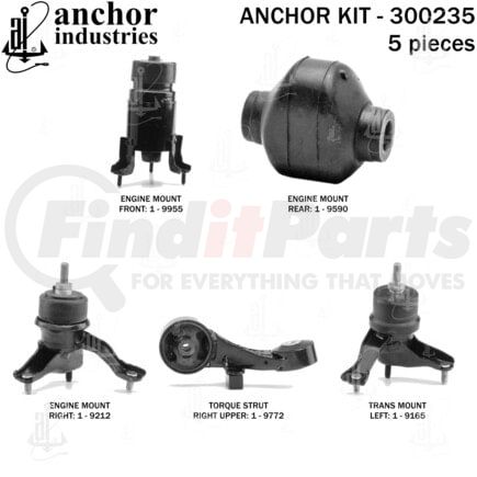 300235 by ANCHOR MOTOR MOUNTS - ENGINE MNT KIT