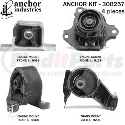 300257 by ANCHOR MOTOR MOUNTS - ENGINE MNT KIT