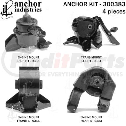 300383 by ANCHOR MOTOR MOUNTS - ENGINE MNT KIT