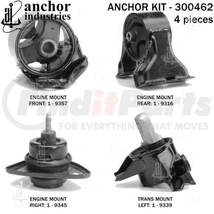 300462 by ANCHOR MOTOR MOUNTS - 300462