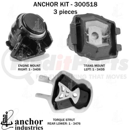 300518 by ANCHOR MOTOR MOUNTS