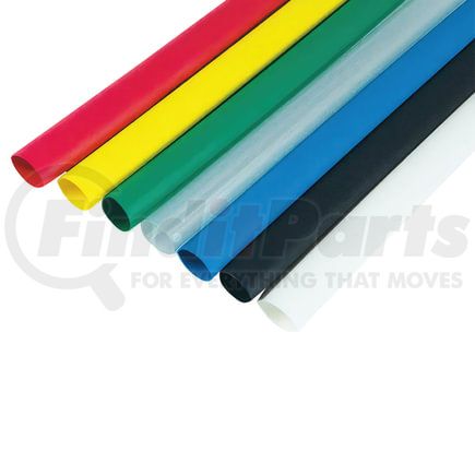 98011 by UNITED PACIFIC - Heat Shrink Tubing Assortment - 4" Long, 1/8" Blue, Clear, Green, Red, Yellow