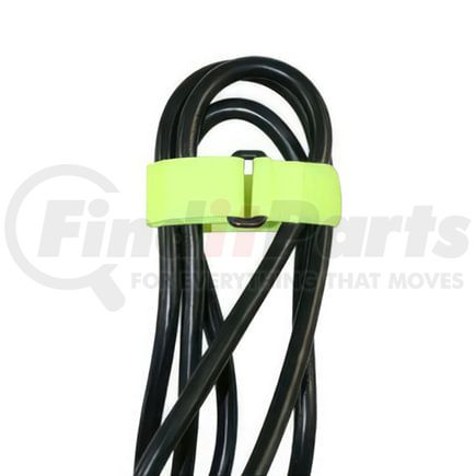 98026 by UNITED PACIFIC - Fastener Assortment - 8" Neon Hook and Loop Velcro Strip-Tie, with Buckle