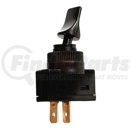 98286 by UNITED PACIFIC - Toggle Switch - Duckbill Type, Black, Non-Illuminated, 12V, 20 AMP, On/Off, S.P.S.T.