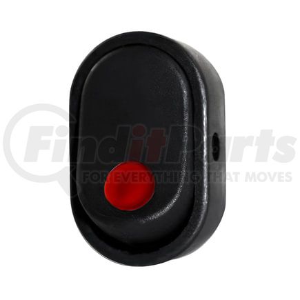 98303 by UNITED PACIFIC - Rocker Switch - Red, Illuminated, Oval, 12V, 16 AMP, 1/2" Dia., On/Off