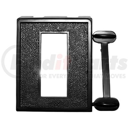 98321 by UNITED PACIFIC - Switch Mounting Panel - Black, with 7/16" x 1 1/8" Slot