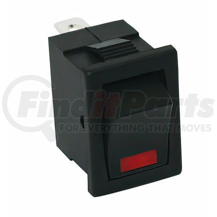 98369 by UNITED PACIFIC - Rocker Switch - Black, Miniature LED, 12V, 10 AMP, On/Off, S.P.S.T.