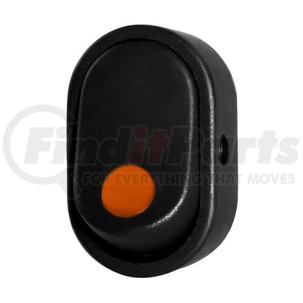 98364 by UNITED PACIFIC - Rocker Switch - Amber, Illuminated, Oval, 12V, 16 AMP, 1/2" Dia., On/Off