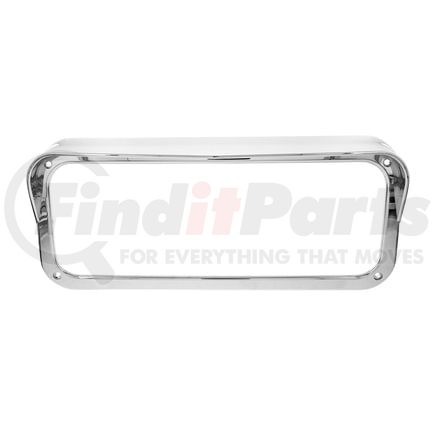 32360B by UNITED PACIFIC - Headlight Bezel - RH or LH, Chrome, for United Pacific Rectangular Projection Headlights
