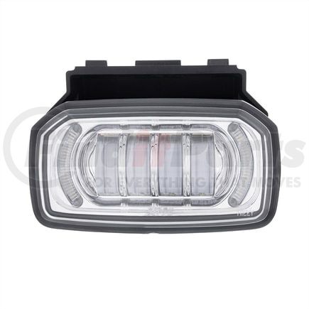 35983 by UNITED PACIFIC - Fog Light - Projector, 12 LEDs, Chrome Inner Housing, For 2018-2023 International LT